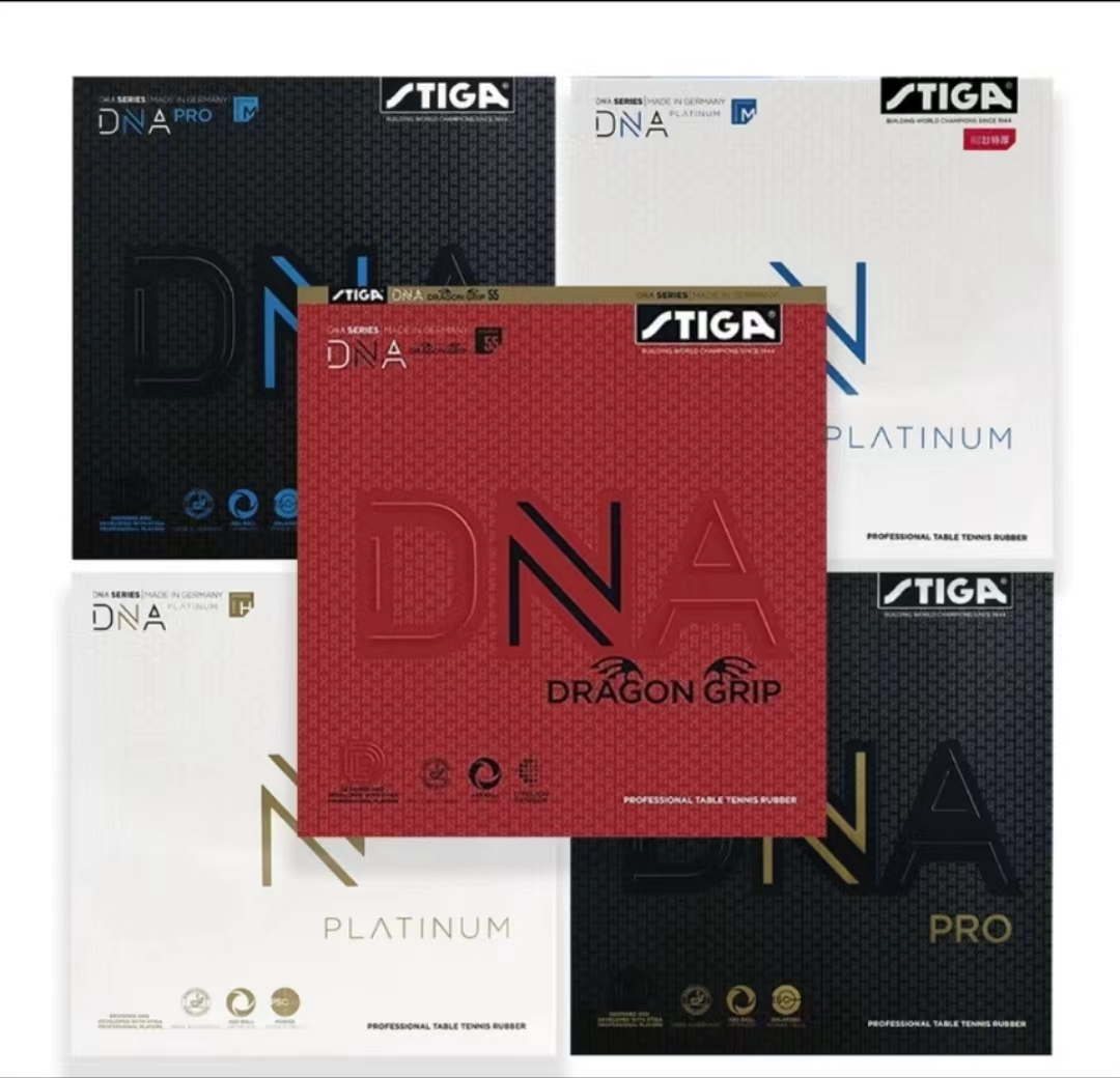 Table Tennis Joola - STIGA DNA レッドドラゴン卓球ラバー高弾性ケーキスポンジ粘着カバー DNA プロ固有のリバースゲルスリーブゲル