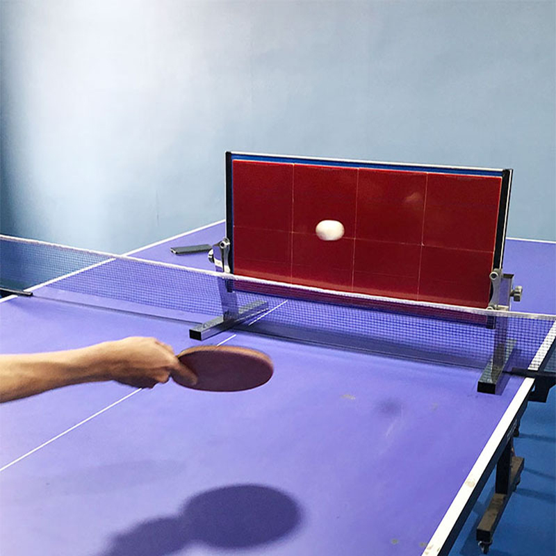 Table Tennis Barrier - 家庭用卓球リバウンドボード、ピンポンスプリングバックマシン、一人自習用ピンポンボールトレーニング機器アクセサリー