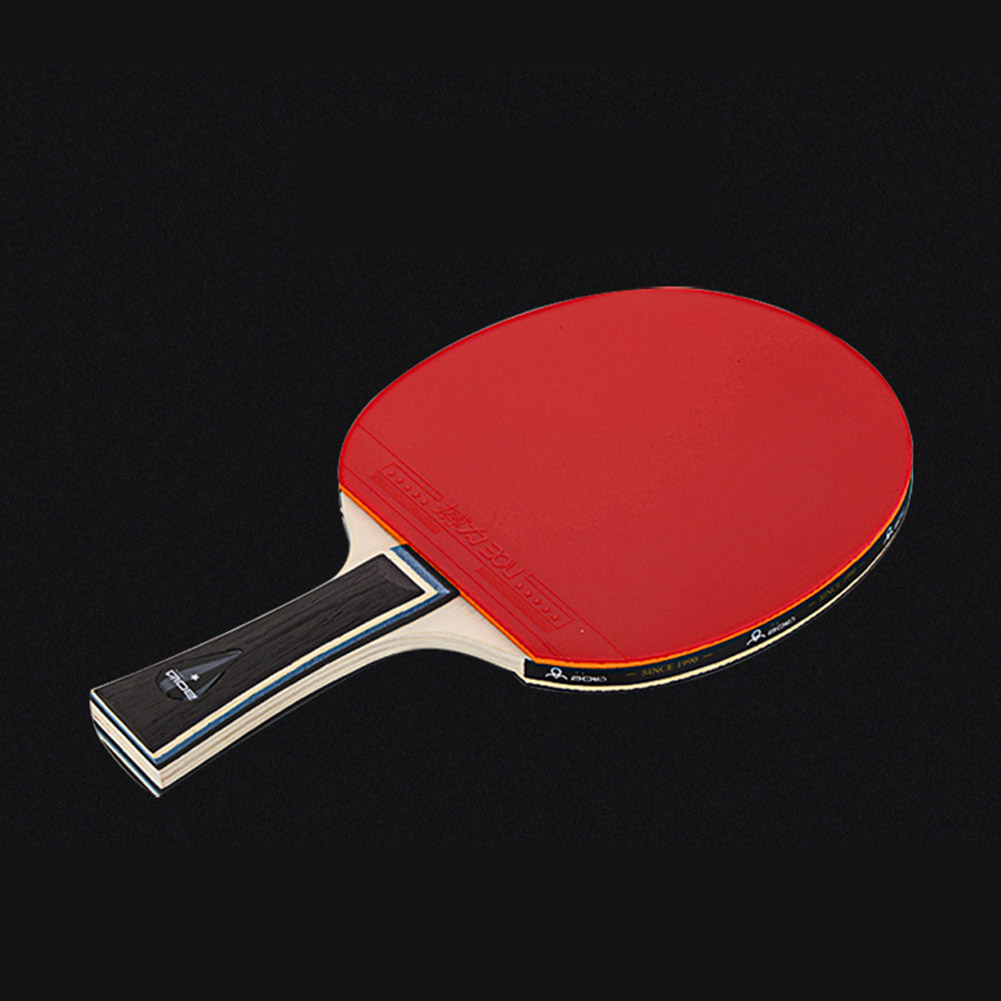 Table Tennis Grip Types - 1pc 強力なスピン卓球ラケットバッグ付き 1 スター 7 層木材ピンポンバットパドルロングハンドル水平グリップオールラウンドタイプ