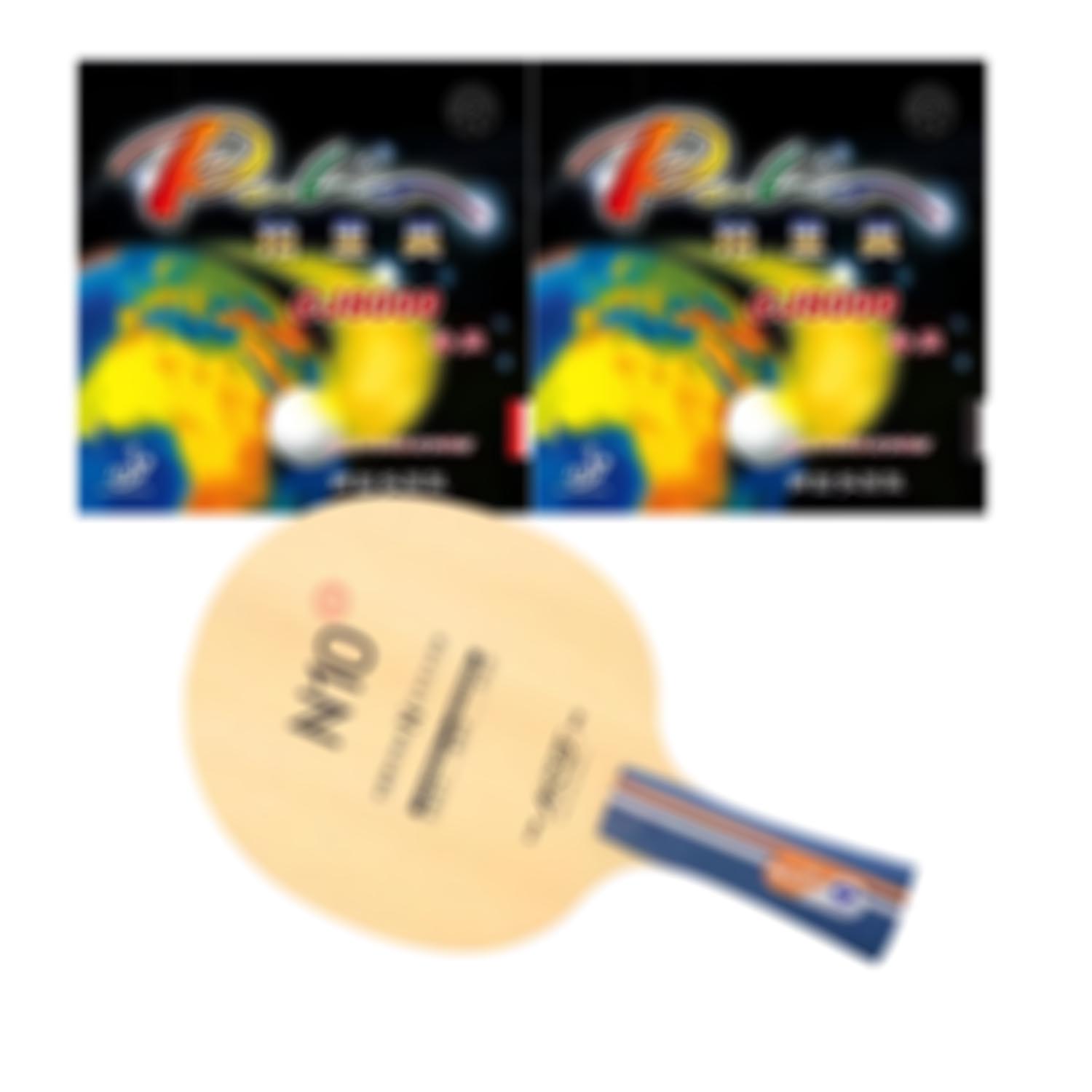 Table Tennis Grip Types - プロコンボラケット YINHE N10s N 10s テーブルテニスブレード、2枚のPalio