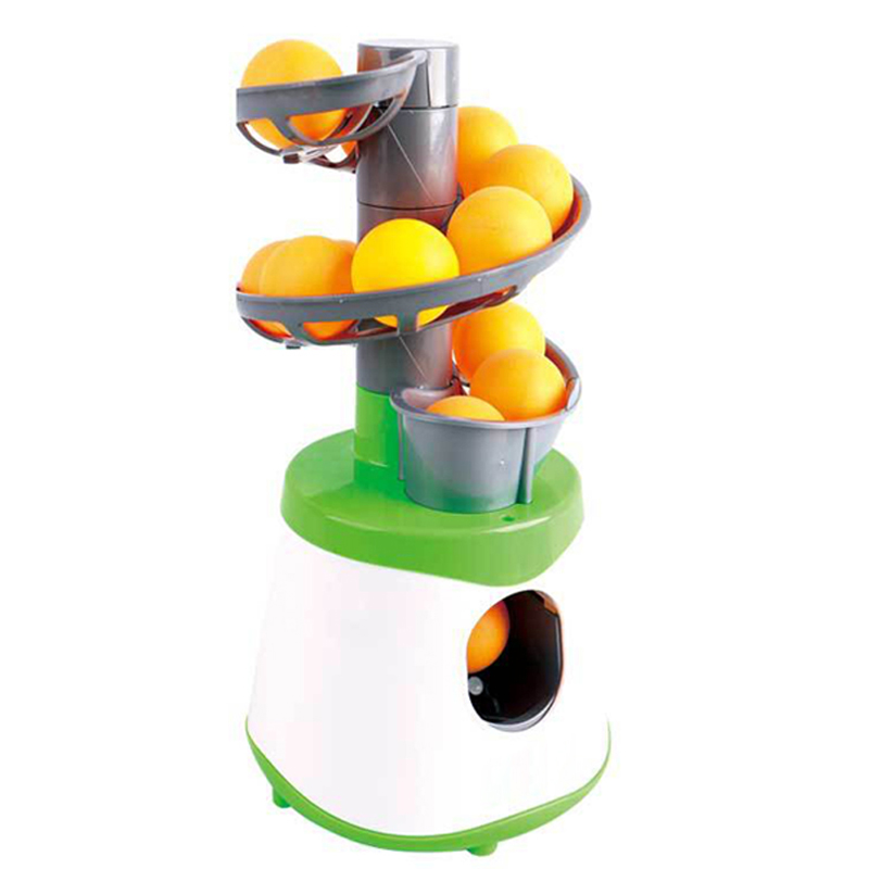 Table Tennis Robot - 4 * 単三電池ミニ卓球ロボットサービスピッチングマシントレーナー大人子供スポーツゲームギフトラケットスポーツ 40+ ピンポンボール