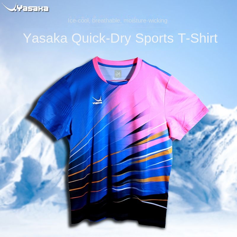 Yasaka-卓球競技ユニフォーム、半袖Tシャツ、速乾性、ラ - Table Tennis Yasaka のレビューと価格