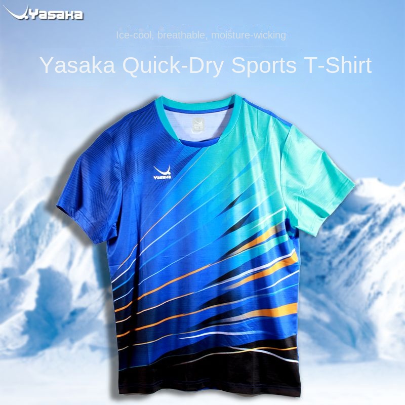 Yasaka-卓球競技ユニフォーム、半袖Tシャツ、速乾性、ラ - Table Tennis Yasaka のレビューと価格
