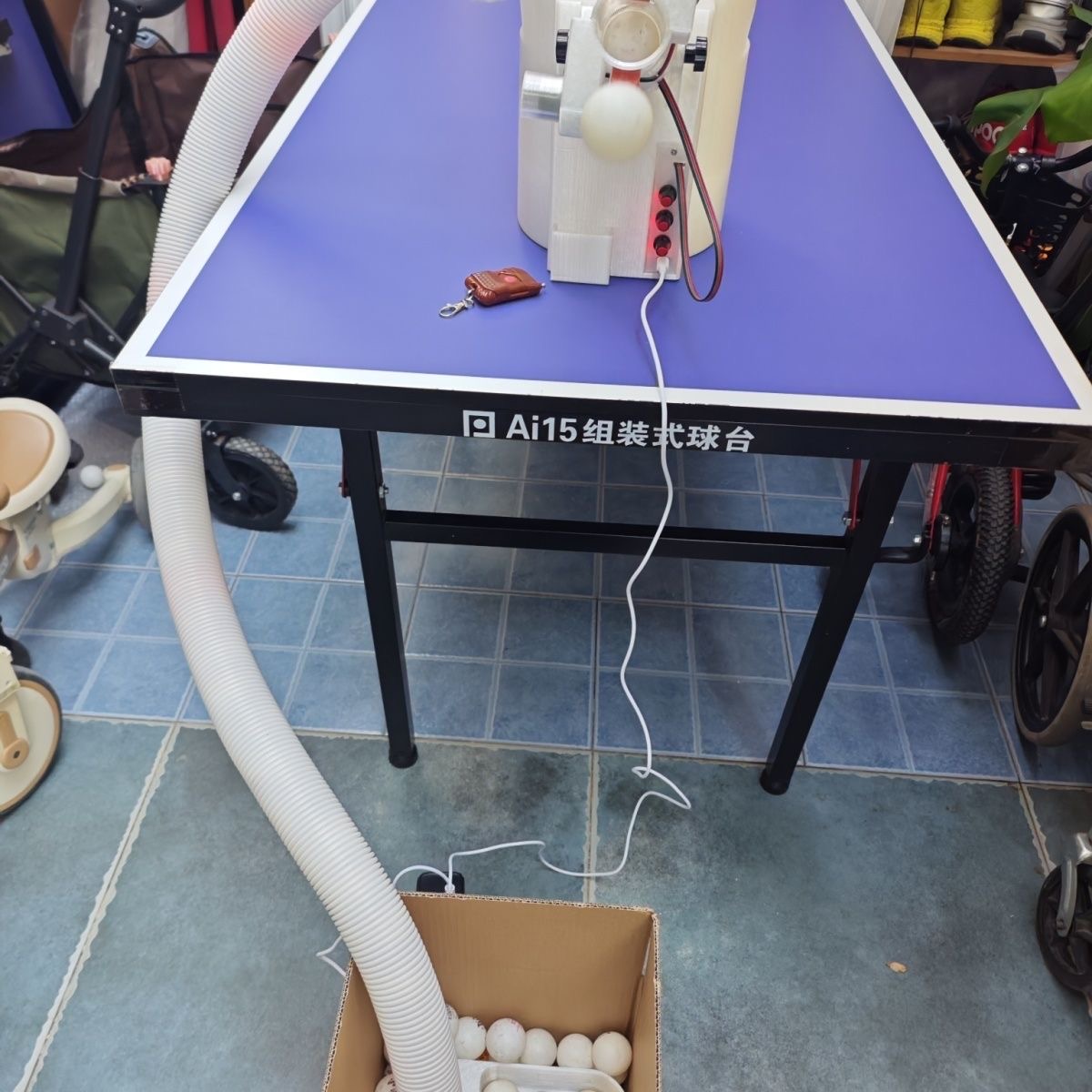 自動卓球ローディングマシン大容量ピンポンマシンポータブルボー - Table Tennis Barrier のレビューと価格