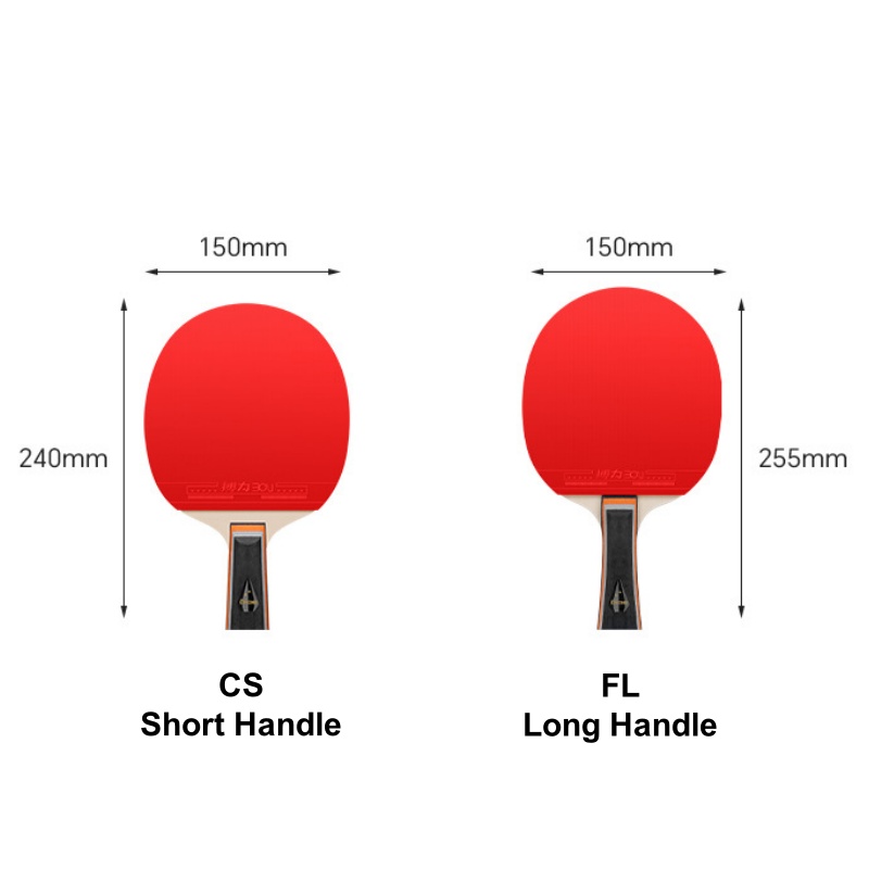 卓球ラケット1本（バッグ付き）2スター攻撃用7層木製ピンポン - Table Tennis Grip Types のレビューと価格