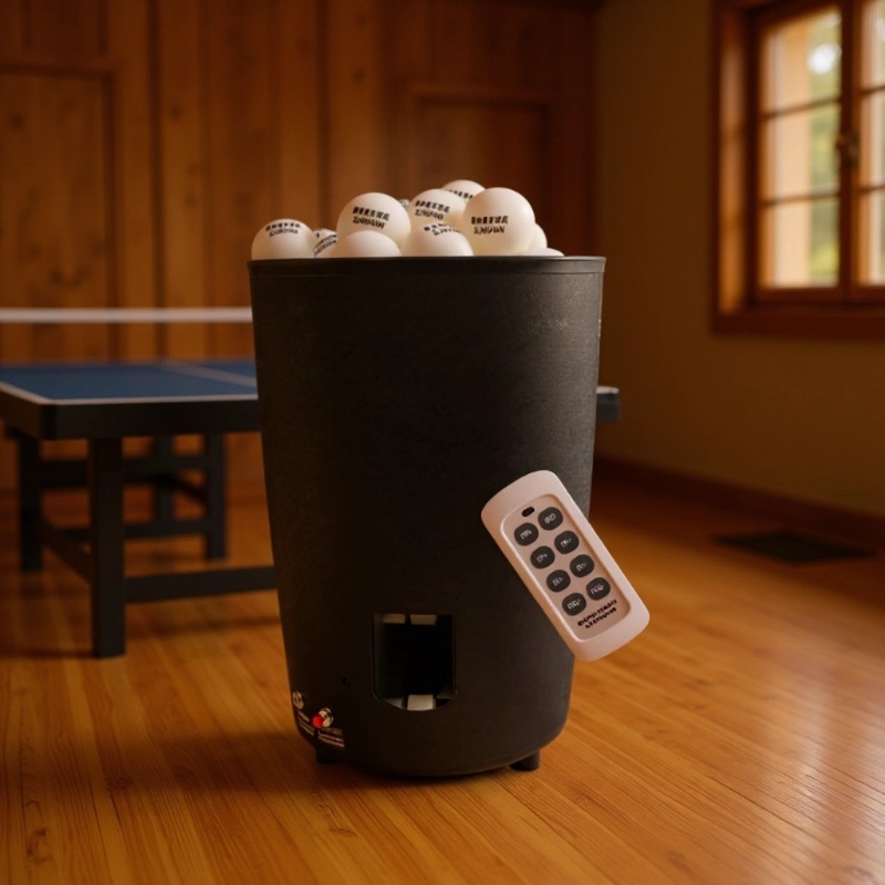 ポータブル卓球ボールマシン 自動充電式ピンポンロボットランチ - Table Tennis Barrier のレビューと価格
