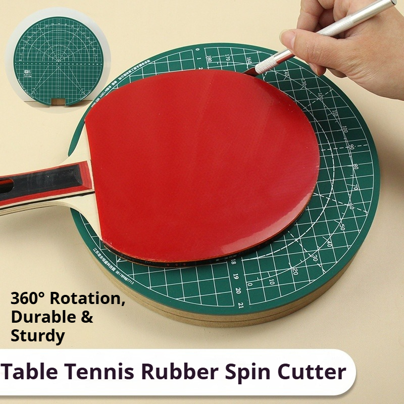 卓球ラバー回転カッティングマットセット DIY カッティング - Table Tennis Form のレビューと価格