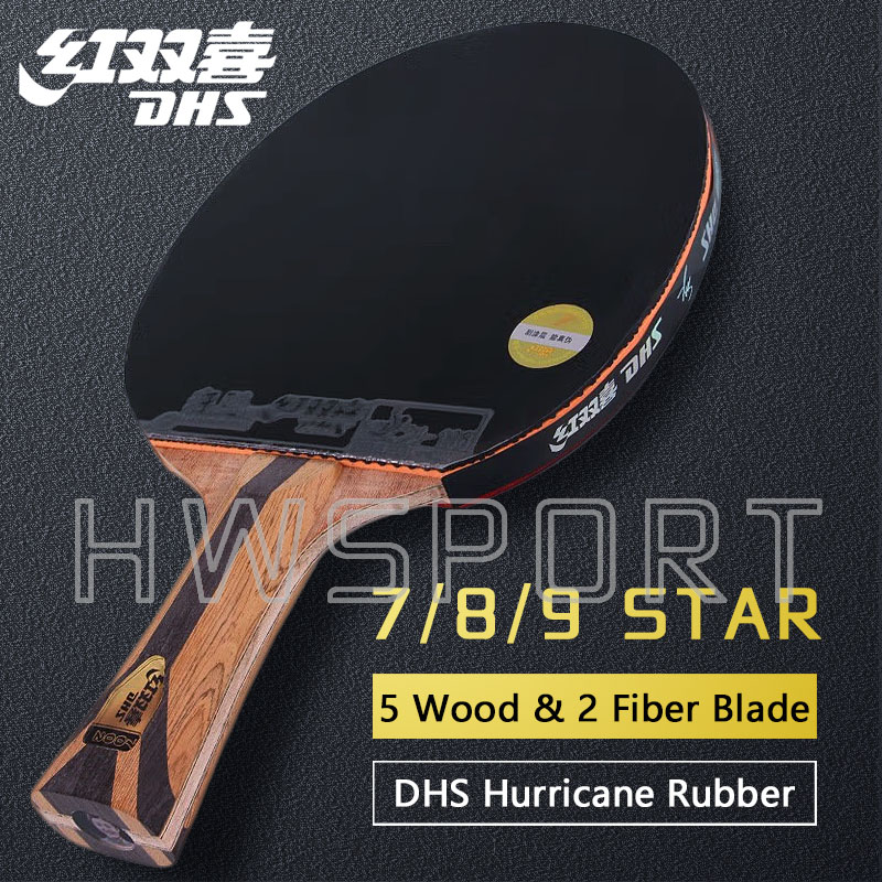 オリジナル DHS 7 スター卓球ラケット攻撃的 8 スター - Table Tennis Joola のレビューと価格