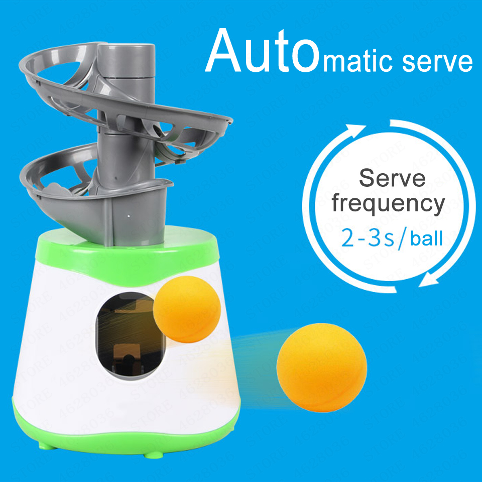 4 * 単三電池ミニ卓球ロボットサービスピッチングマシントレ - Table Tennis Robot のレビューと価格